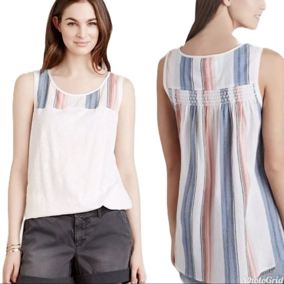 Nwt Anthro Little Yellow Button Coda Tunic Top S - Picture 1 of 13